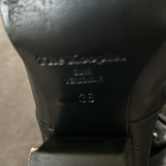 The Kooples - Leather Mid Calf Lace Up Boot Size 38 - Picture 9 of 10